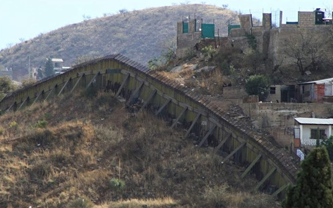 A wall between the U.S. and Mexico border